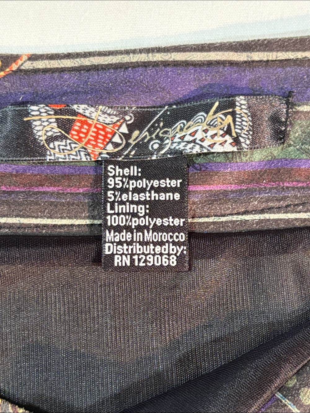 Desigual Skater Skirt size Medium Multicolor patchwork lined - Picture 12 of 15